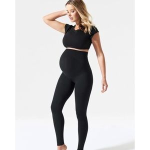 Blanqi Black Maternity Leggings Medium